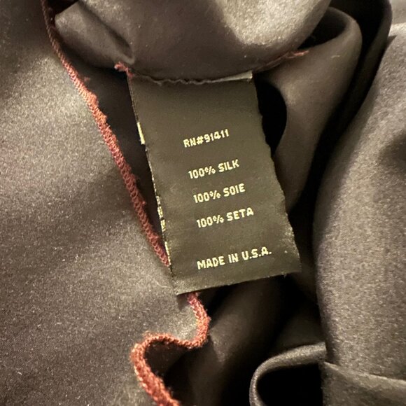 Vintage Rozae Nichols Black Jewel Rhinestone Silk Tank Top, Size Medium - Picture 7 of 7